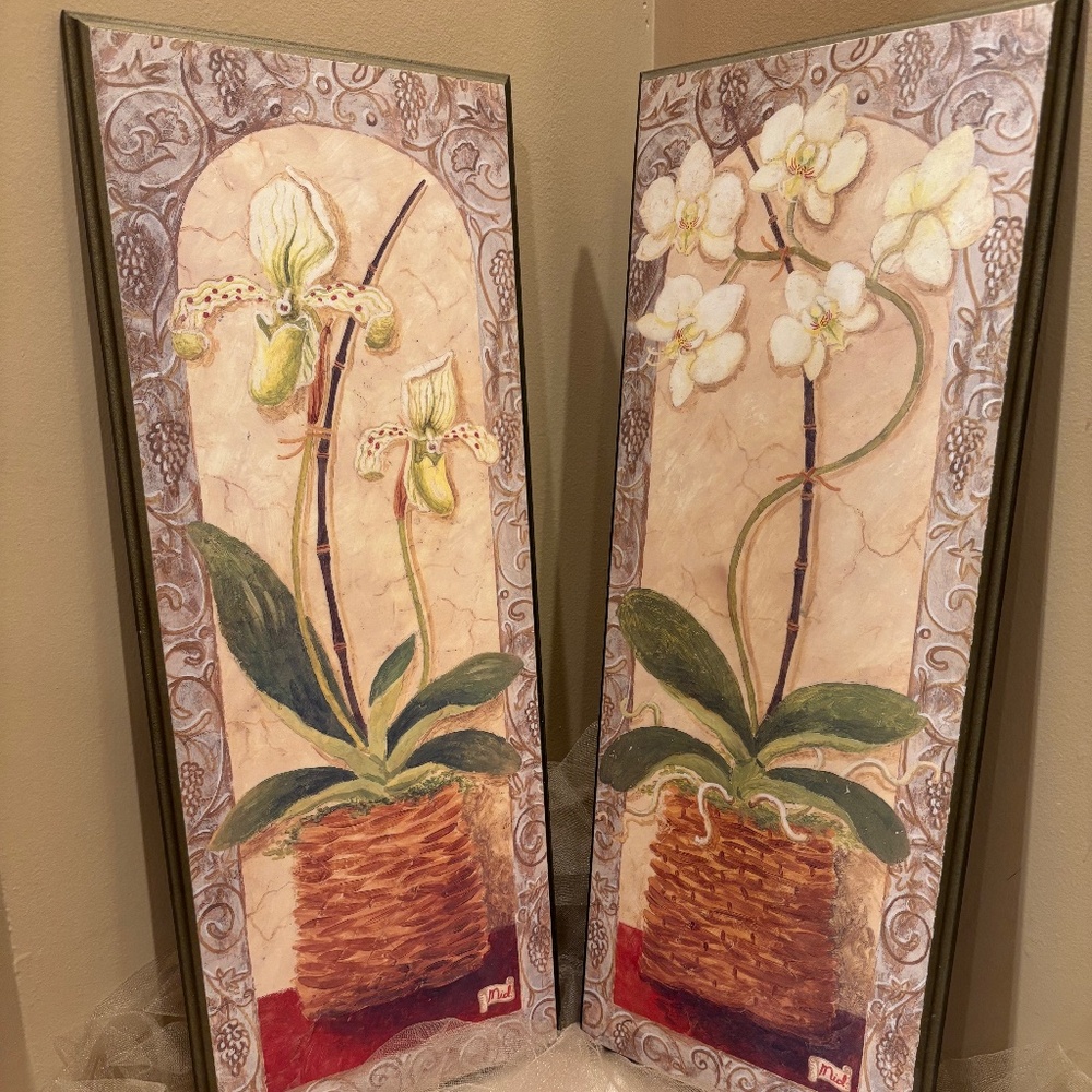 Orchid Wall Placques